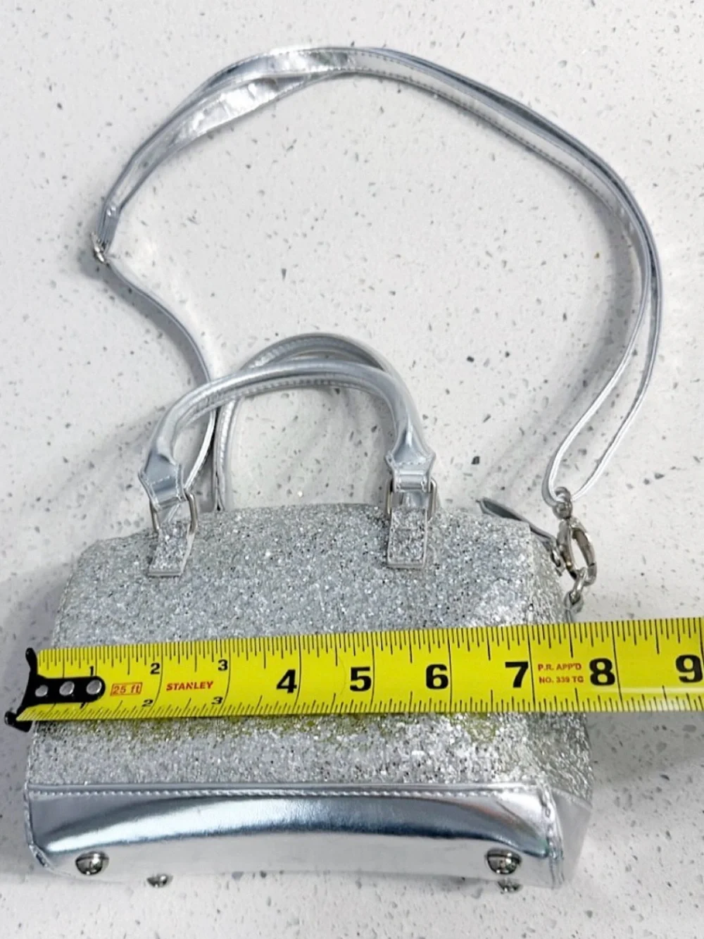 Disney Store Princess Silver Sequin Mini Handbag Crossbody